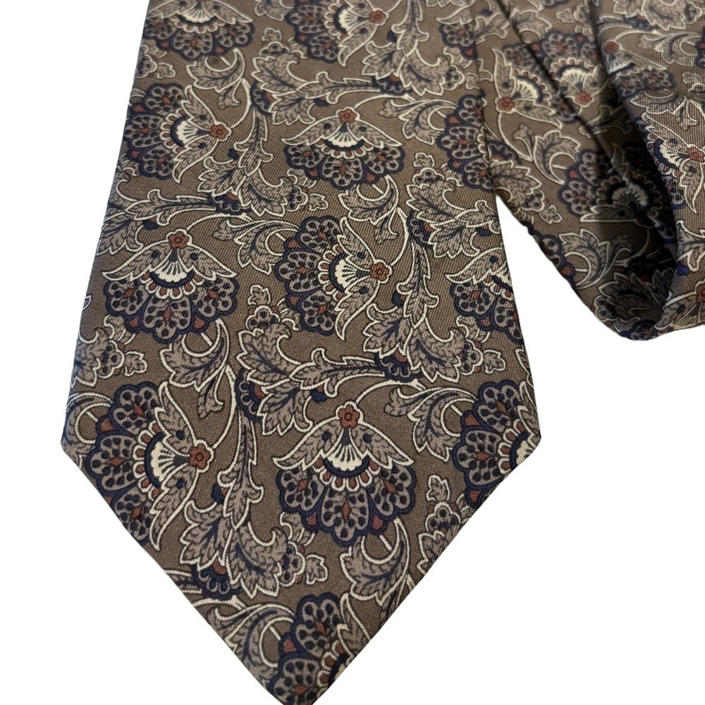Vintage Claiborne art deco 100% made in Italy tie - Picture 3 of 6